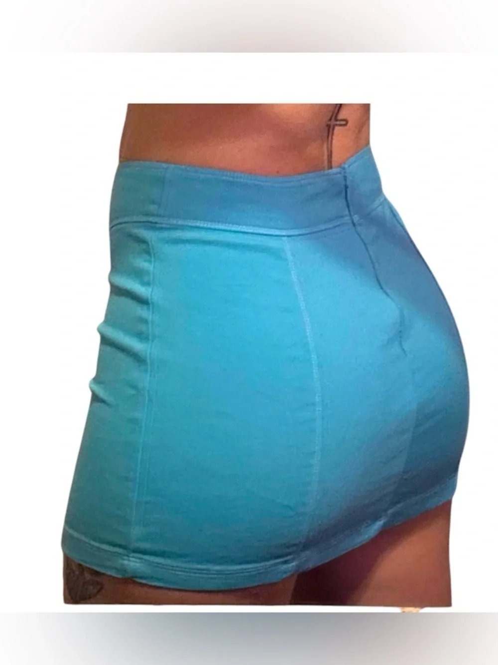 Forever 21 Bright Blue Mini Skirt.  Size S